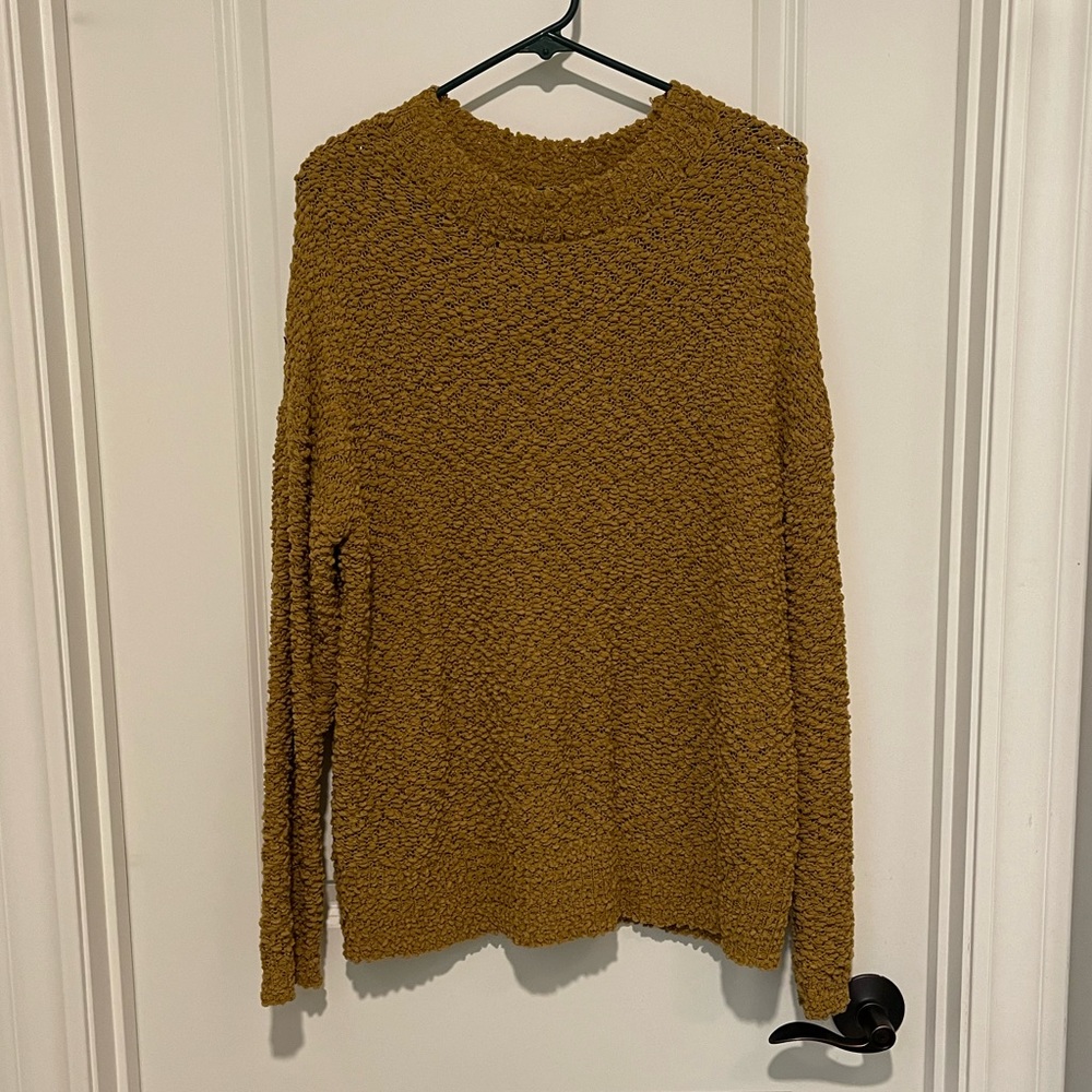 CY Fashion, Long Sleeved, Mustard Colored Sweater
